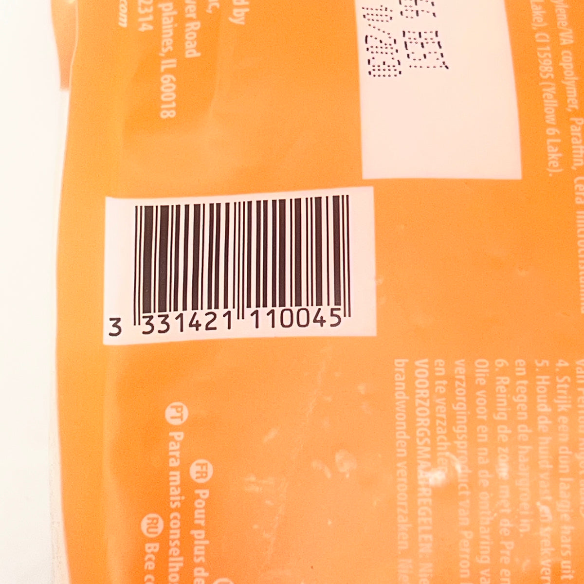 PERRON RIGOT Cirepil Cristalline Hard Wax Beads Non-scented 800g Orange C2611T