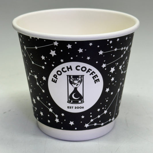 EPOCH COFFEE (500 Cups) Coffee Cups 8 oz Black PO-AN1816