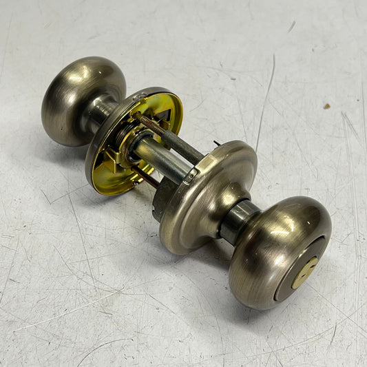 KWIKSET Smartkey Juno Antique Brass Entry Lockset Antique Brass 97402-735