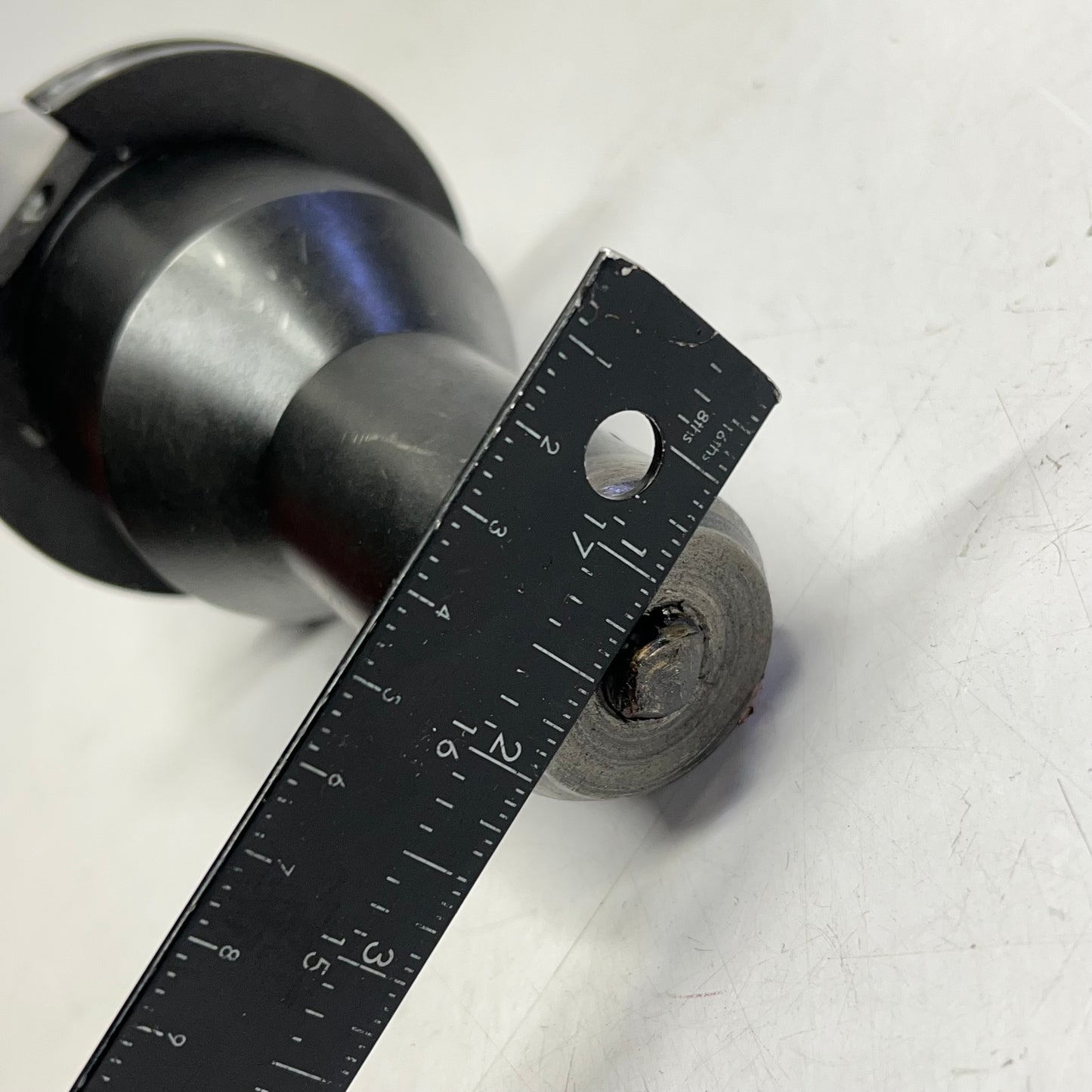 Cat 50 End Mill Holder & Retention Knob ~1/2" Bit Hole Dia (Used)