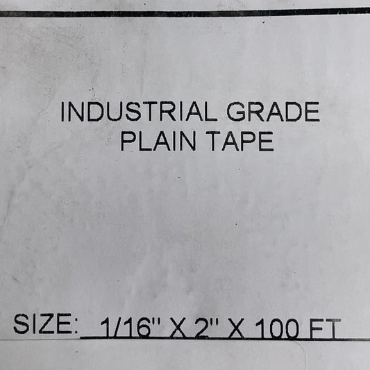 Industrial Grade Plain Fiberglass Tape White 1/16" x 2" x 100 ft