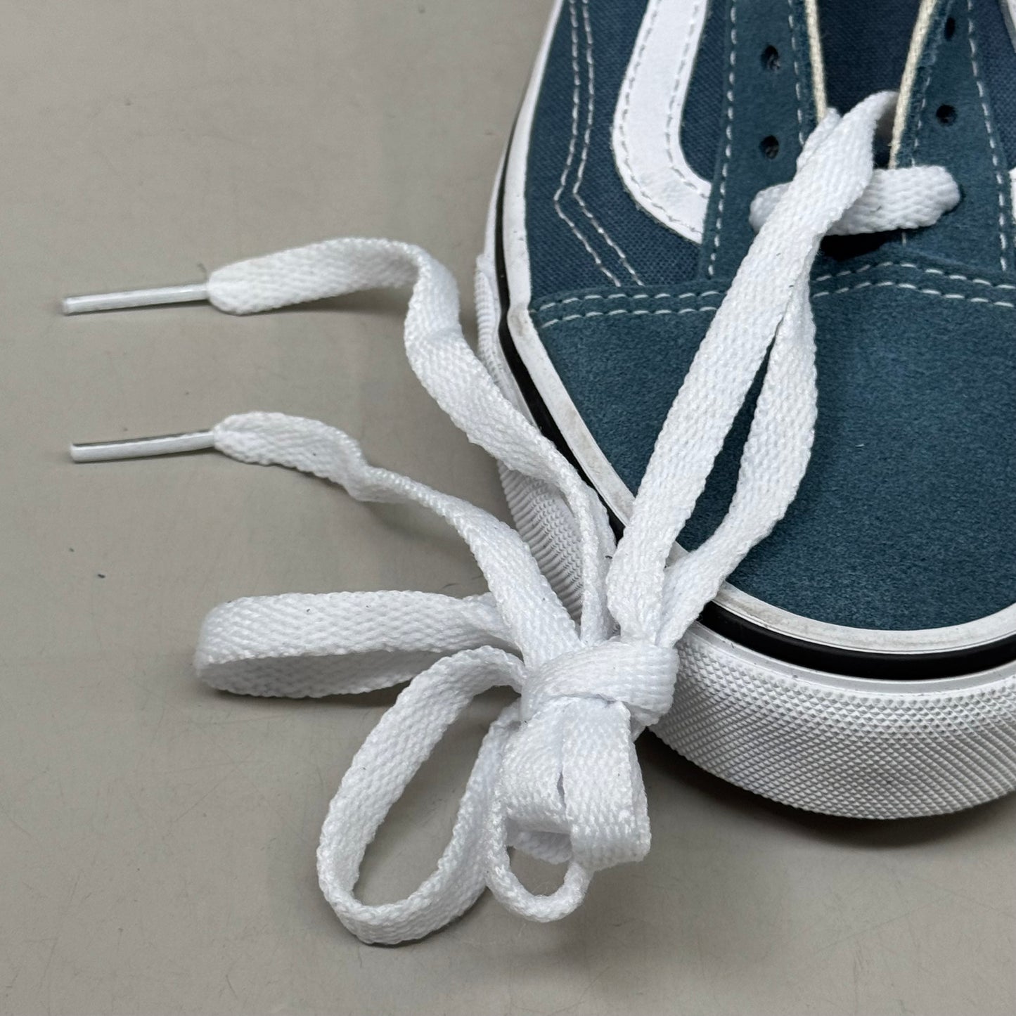 VANS Old Skool Shoe Low Top Suede Womens Sz 5.0 Mens Sz 3.5 Stormy Weather As-is