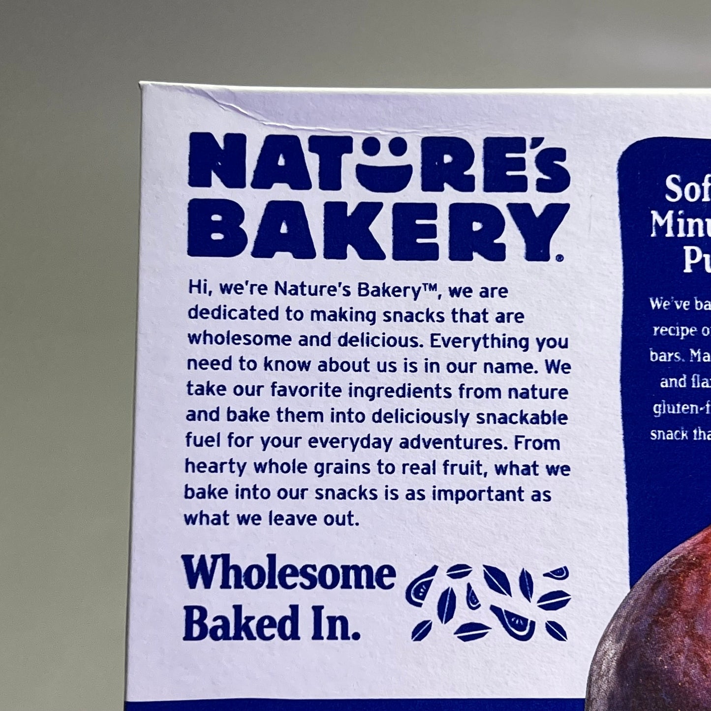 ZA@ NATURE'S BAKERY (6 BOXES, 6 BARS EACH) Blueberry Gluten Free Fig Bar BB 02/26 I