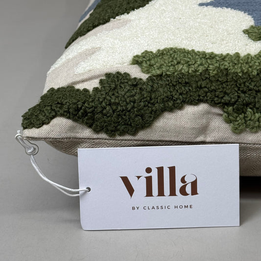 VILLA 14"x26" RN Caney Decorative Throw Pillow Green/Blue Multi