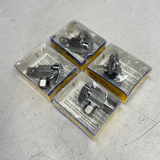 ZA@ BRASSCRAFT (10 PACK) Straight Supply Stop Valve 1/2 x 3/8" 1/4 Turn Handle G2CR14X C