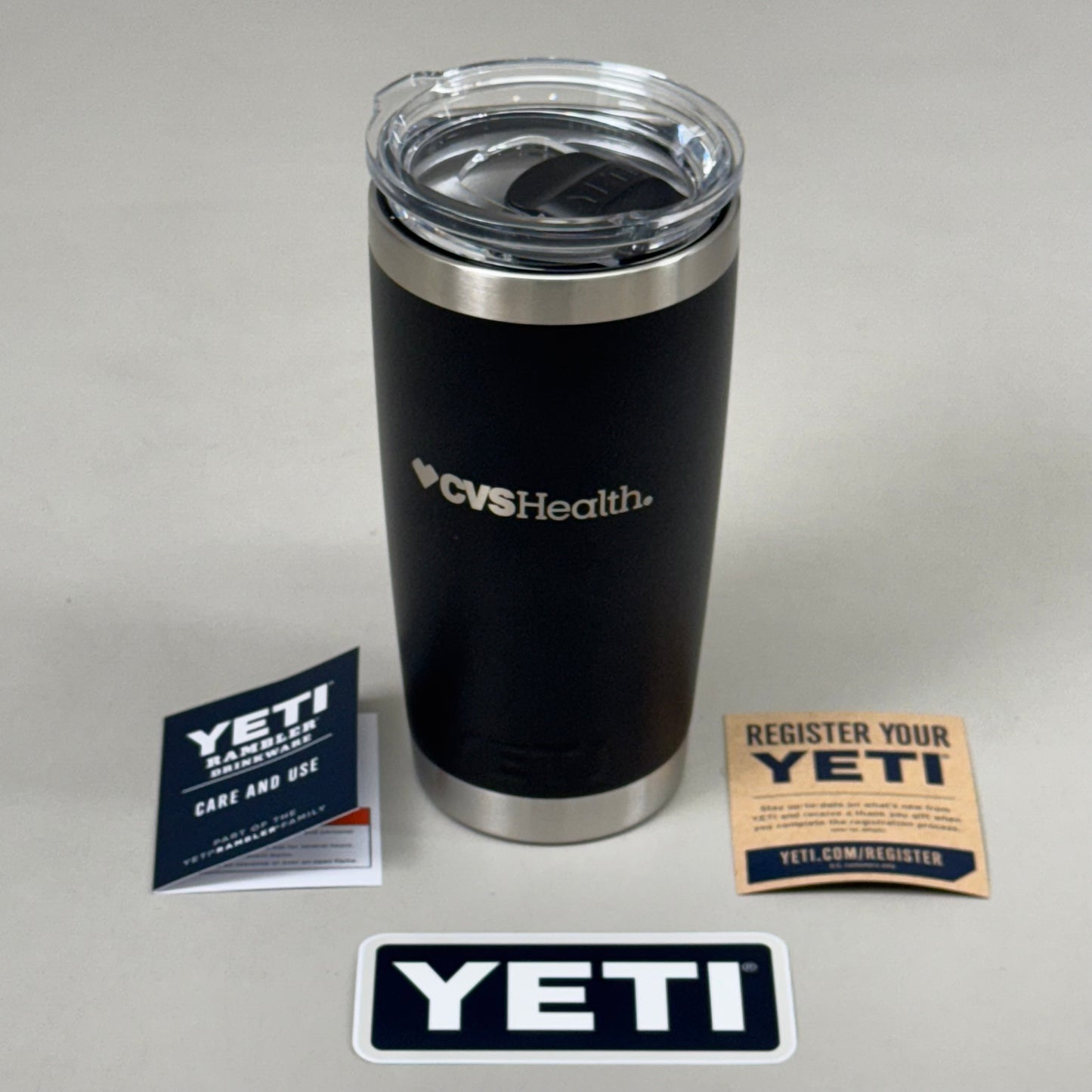 YETI Rambler 20 oz Stainless Steel Vacuum Insulated Tumbler w/MagSlider Lid