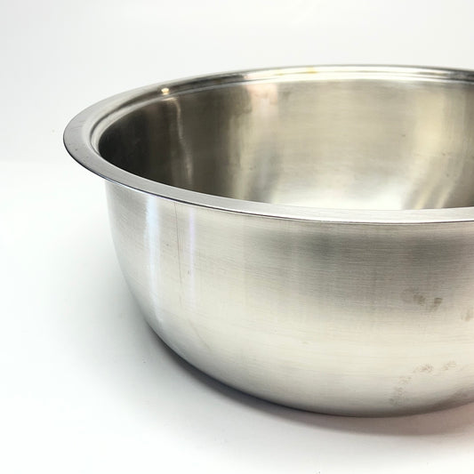 ZA@ Large Stainless Steel Mixing Bowl 22"x22"x8" Silver 616607