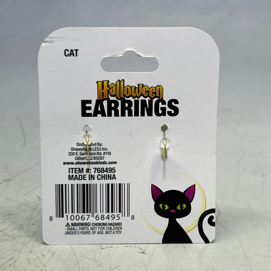 MAGIC SEASON Halloween Cat Earrings 768495
