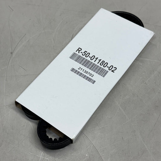 (2 PACK) Classic Cogged V-Belt Sz 7.5" L x 3.5" W, Black R-50-01180-02