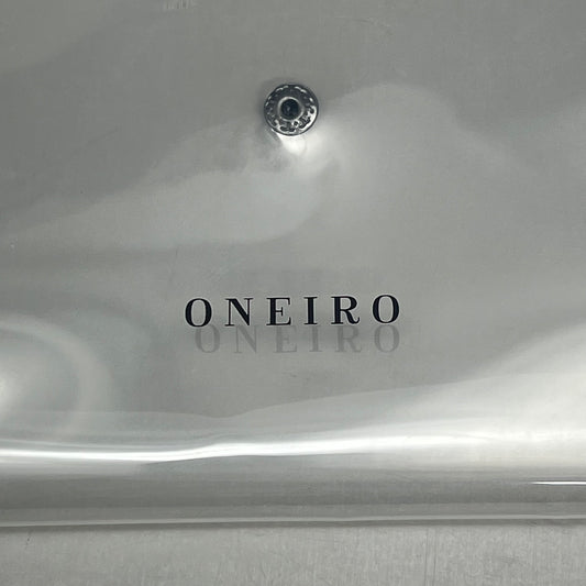 ONEIRO Clear Multipurpose Clutch Waterproof Travel Pouch 8" x 10" (New)