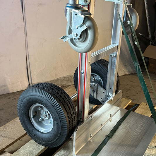 LIBERATOR 61" Aluminum Convertible Hand Truck - 18" x 9" Nose Plate