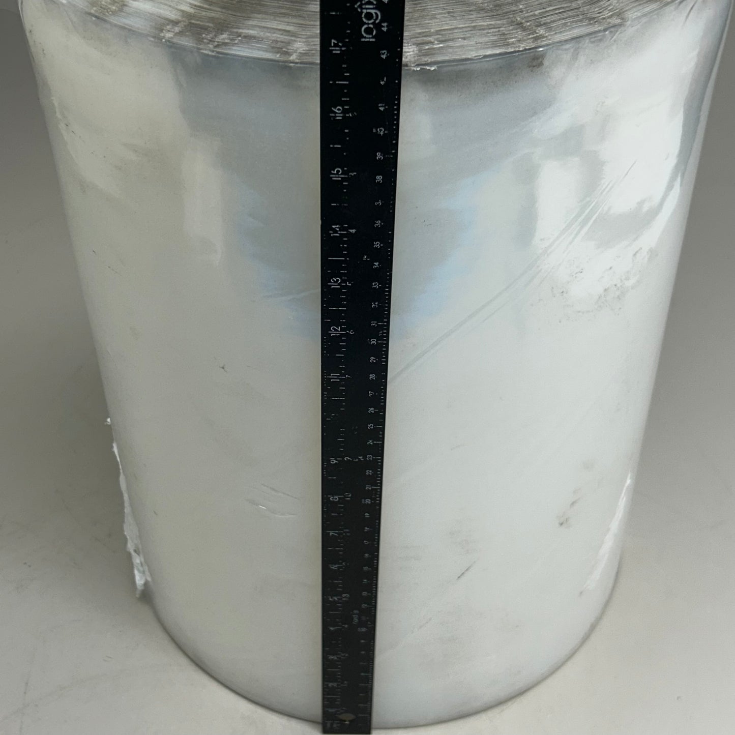 ZA@ Non-Forming Roll Of Thicker Clear Plastic 12.5"x16" Clear (As-is Dirty/Slightly Distressed)