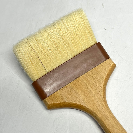 SPARTA Sterilized Angled Boar Natural Bristle Brush 4" Tan/Brown/White 4037100
