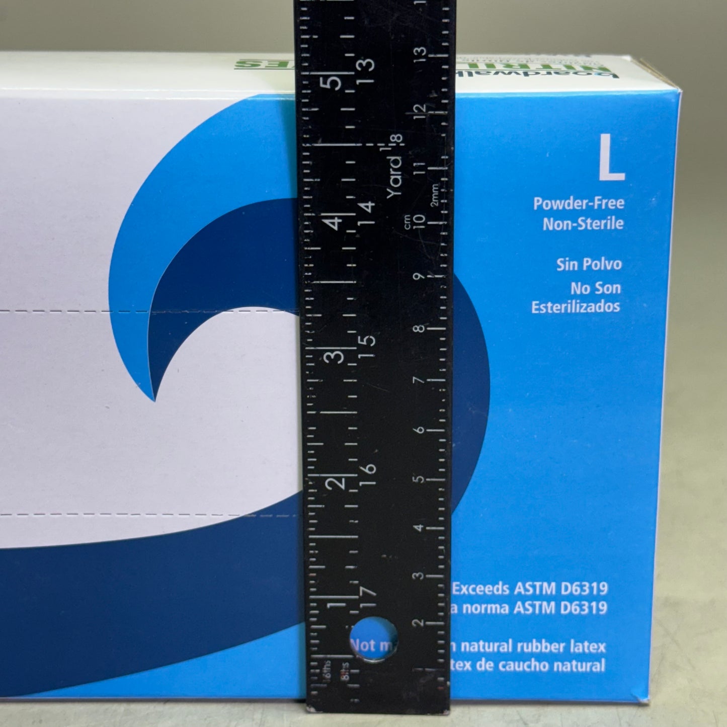 BOARDWALK (2 PACK) Disposable Nitrile Gloves Sz L, Blue BWK380LBXA