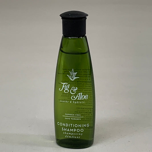 ALOE & FIG (1 Box, 200 Bottles) Conditioning Shampoo Sample Bottles 35ML