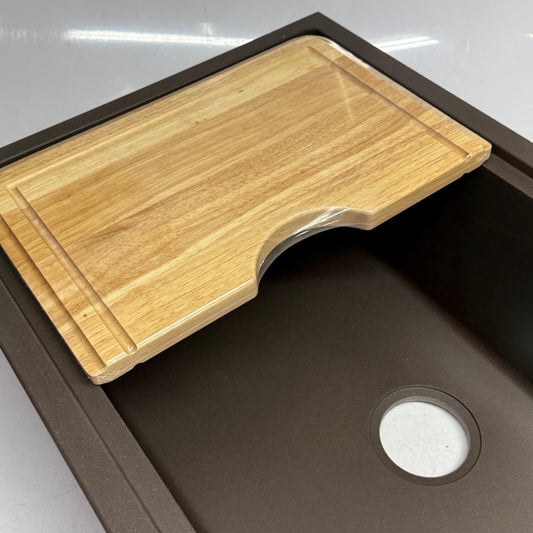 Z@ ELKAY SCHOCK Chelsea N100X Mocha (Brown) w/Cutting Board GERMAN MADE