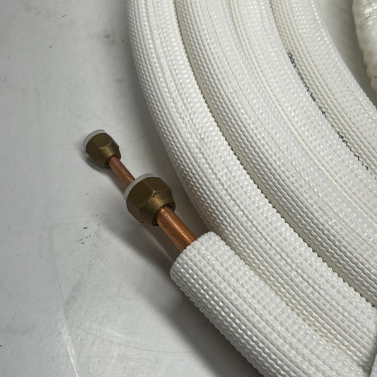 COOPER & HUNTER Bundled Installation Kit 1/4" - 3/8" 25' White PJX-N1-C25MAX