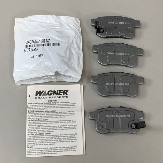 WAGNER ThermoQuiet Ceramic Disc Brake Pad Set For Acura TSX & Honda Accord PD1336