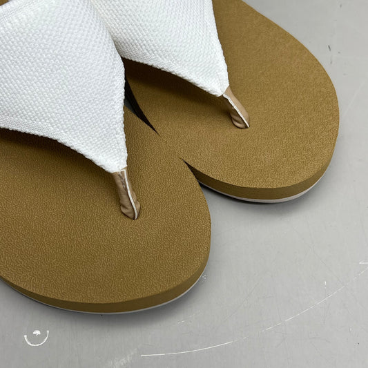 COBIAN Bermuda Bounce Mesh Strap Women's Sz 7 EU 37 Cream BEB24-110-7