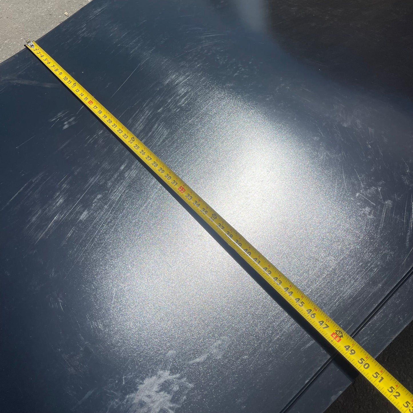 Z@ KYDEX T Thermoplastic Sheet 0.2” x 48” x 96” Black (AS-IS)