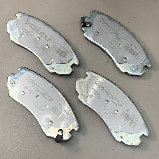 WAGNER OEx Premium Ceramic Disc Brake Pad Set 5 1/2" x 2" OEX924A
