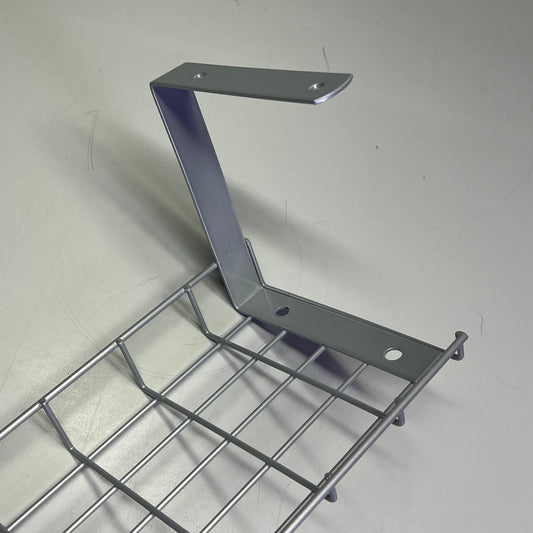 SITONIT Cable Caddie Basket & 15 AMP 125 Volt 8' Cord Power 26" L Silver 3128022