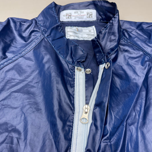 PRUDENTIAL Clean Room Service Hi Density Coverall SZ XL Blue (New) 569-101