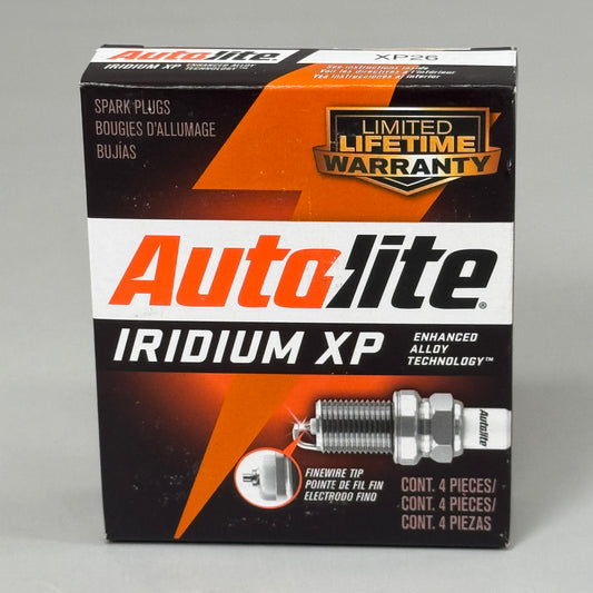AUTOLITE (4 PACK)Platinum Iridium XP Spark Plug Fine Wire Tapered 5/8" Hex XP26