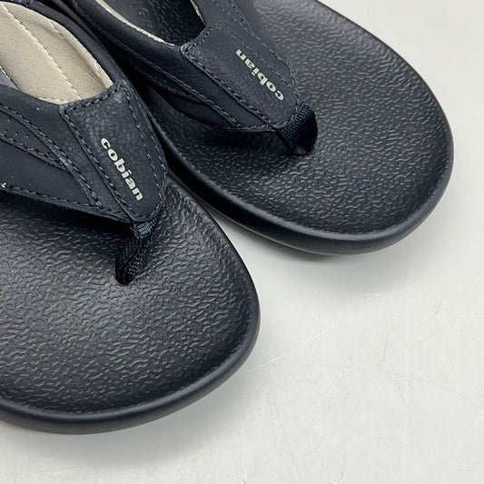 COBIAN Compass Synthetic Leather Strap Men's Sz 12, EU 45 Black COM25-001-12