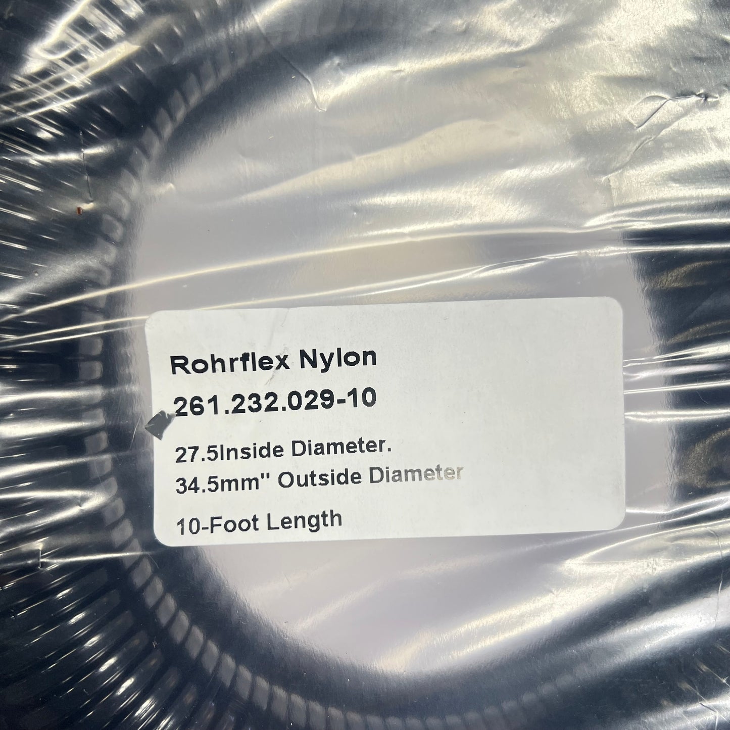 FLEXA Rohrfles High Performance Corrugated Nylon Conduit 10' Black 261.232.029