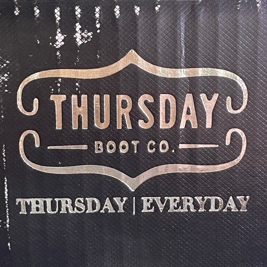 THURSDAY BOOT CO. Duchess Boot Women's 6 Black Leather DCSBPA6