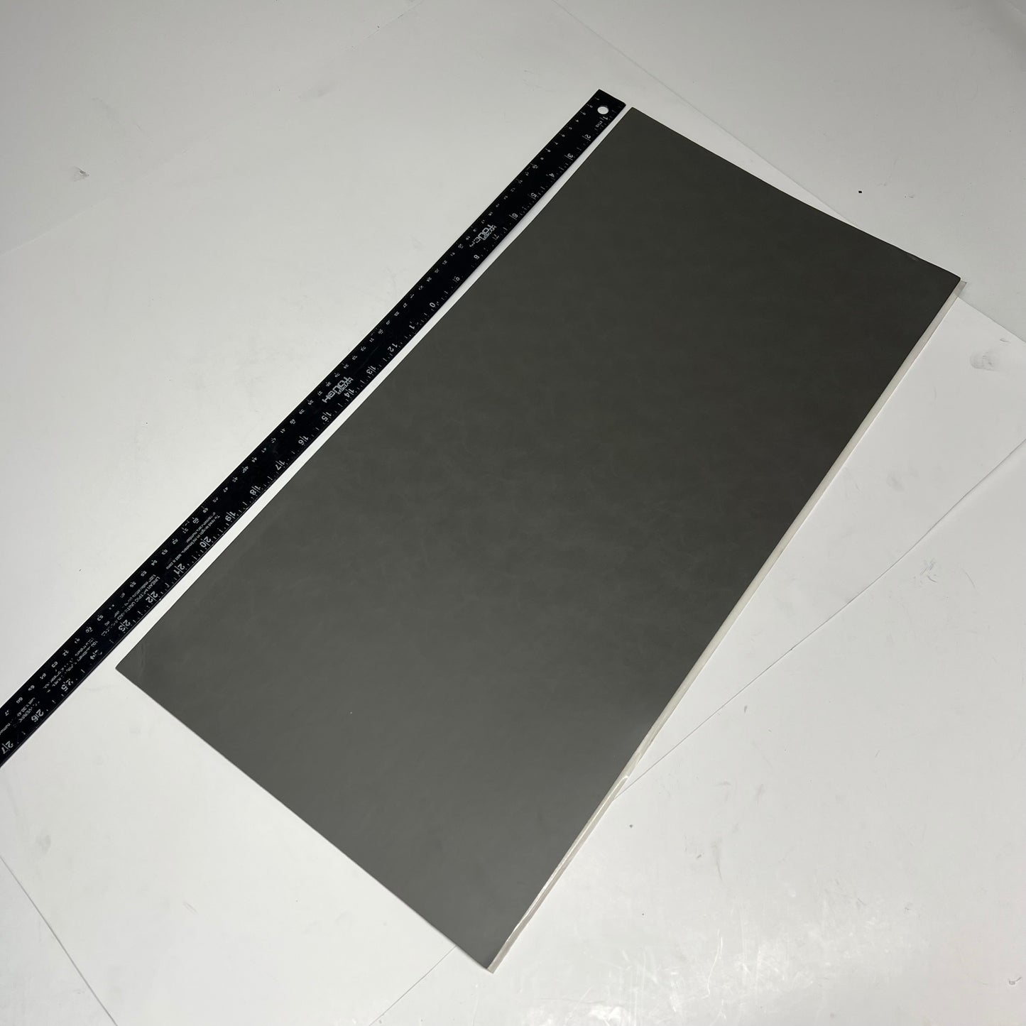 (5 PACK) Self Adhesive Leather For Engraving 24"x12" Light Grey