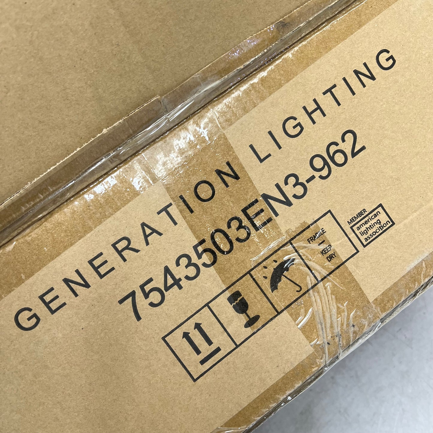 GENERATION LIGHTING 3-light Flush Mount Ceiling Light Frost White 7543503EN3-962