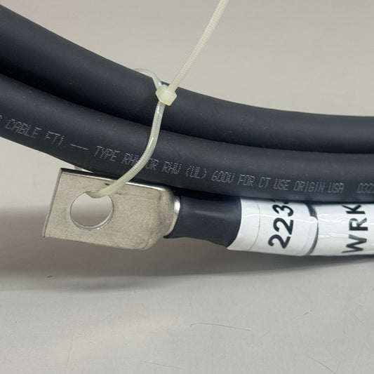 HYPERTHERM Welding Cable With 1/2 Lugs 2/0 3/8 x 25' 223335