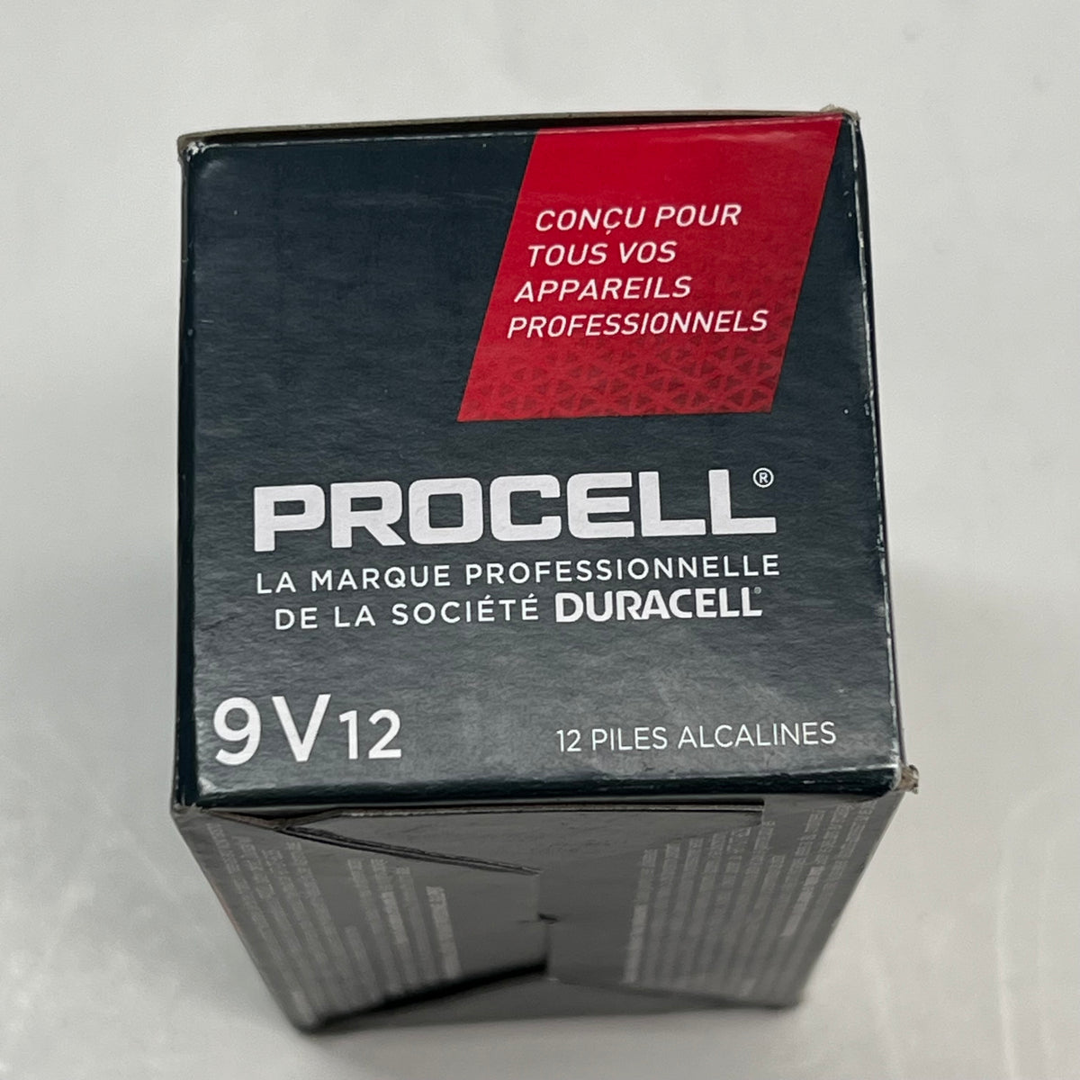 DURACELL (12 PACK) Procell Alkaline Battery Specifications 9V 565 mAh PC1604