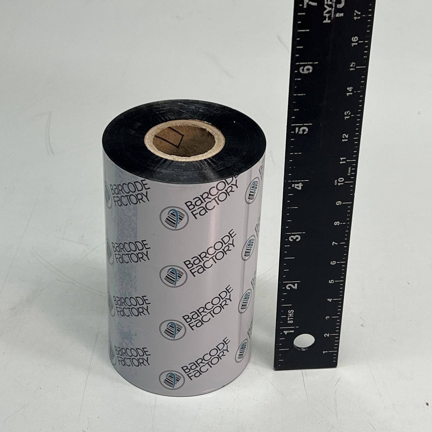BARCODE FACTORY (12 ROLLS) Thermal Resin Ribbon 4.33 x 1181ft Black BCF110360-3