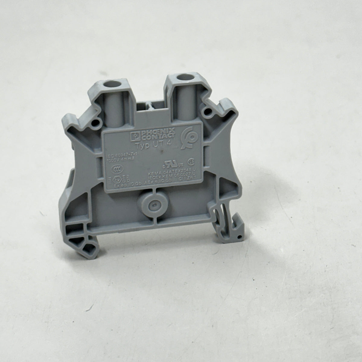 ZA@ PHEONIX Contact 3044102 Feed-through terminal block UT 4 600V 30A .25" Gray