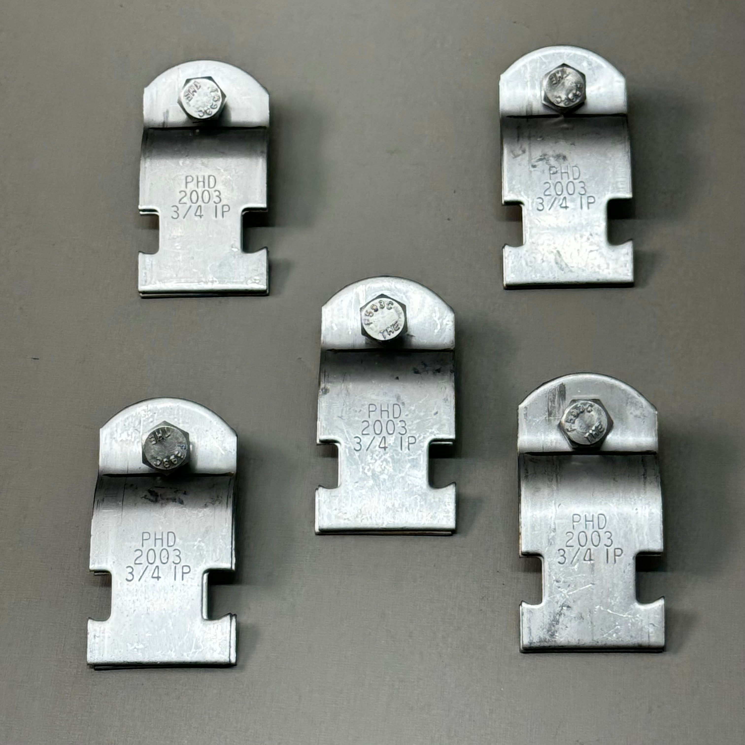 PHD MANUFACTURING (5 PACK) Strut to Pipe Clamp Size 3/4IP 304SS Finish