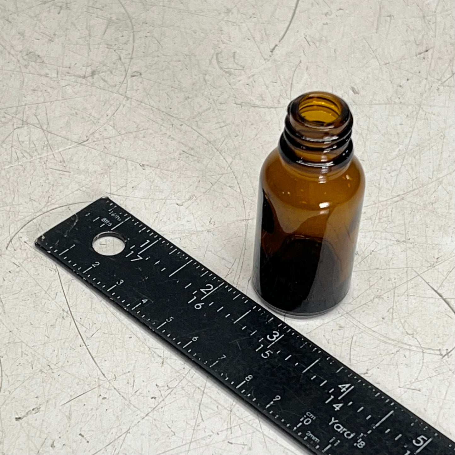 ZA@ P & P INTERNATIONAL (468 PACK) Glass Bottles (NO LIDS) 13ml 18/415 Mouth Amber