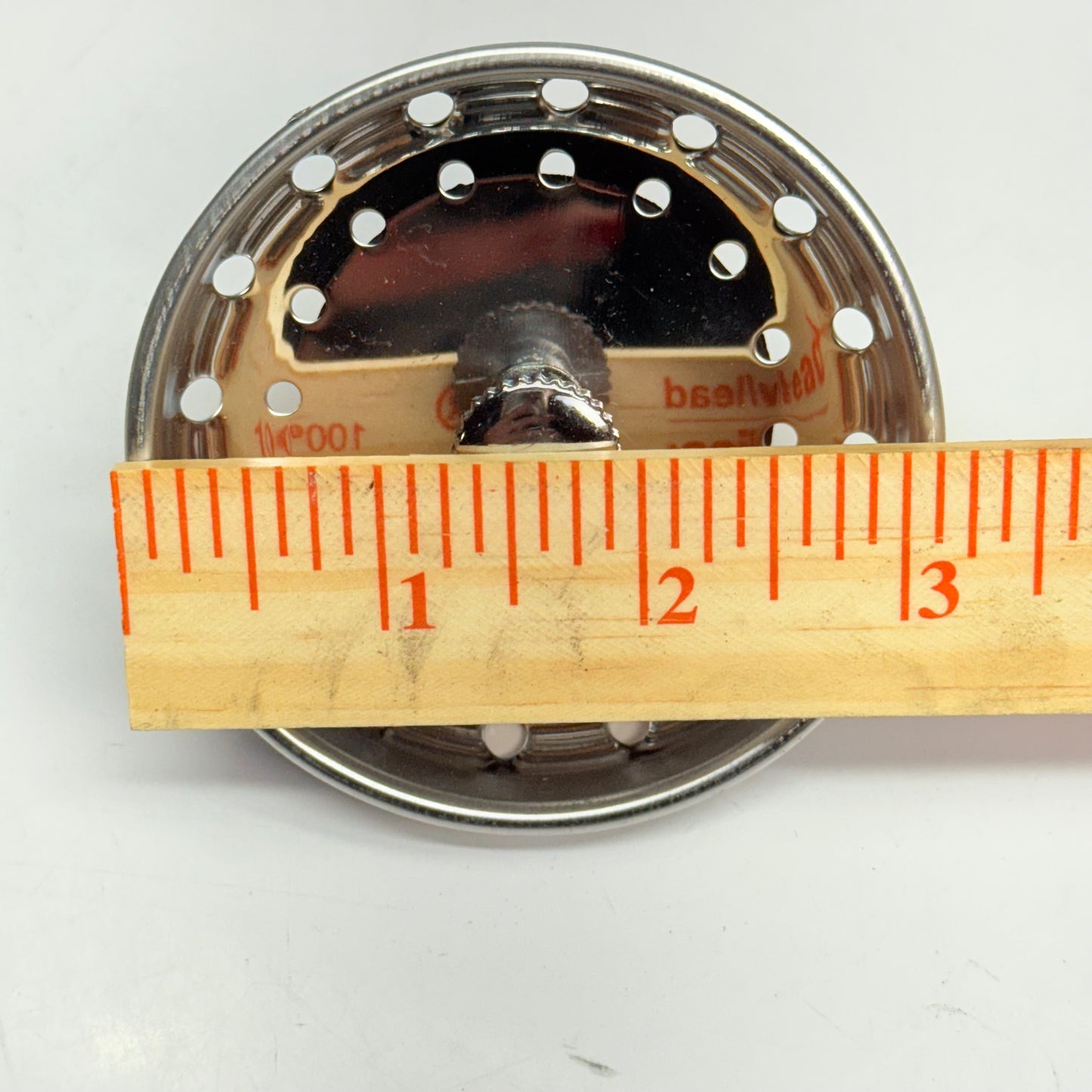 WEBSTAURANT(2 PACK) Regency 3 1/2" Basket Drain With Strainer- 1 1/2" IPS Silver