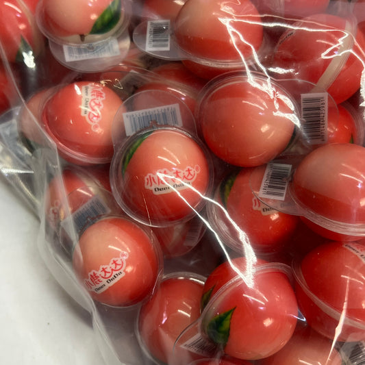 DEER DADA (5 LBS BAG) Individually Wrapped 3D Peach Gummy Candy BB 05/26