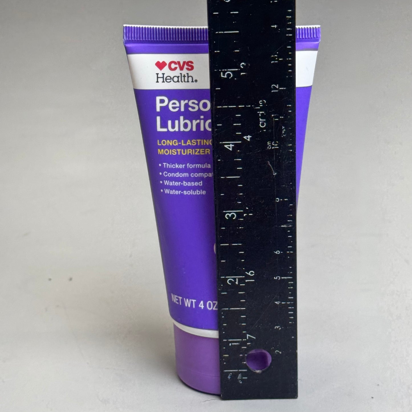 CVS HEALTH (10 PACK) Personal Lubricant Water-Based Purple Tube 4oz Each Exp 04/26