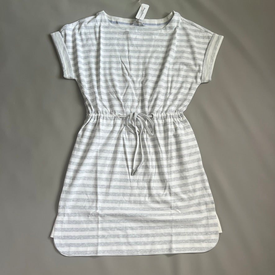 TOMMY BAHAMA Women's Short Sleeve Amira Stripe Short Dress Size M Grey (New)