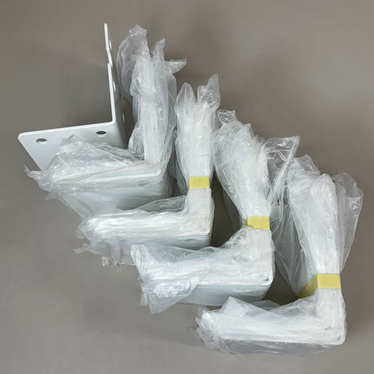 HYDRONIX (20 PACK) Bracket Cold-Rolled Steel & Powder Coated 4.5"OD White FM-25W