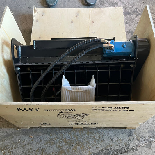 AGT Concrete Cement Mixer Bucket 196kg Attachment Sz 41" x 30" x 29.2", M-BKM