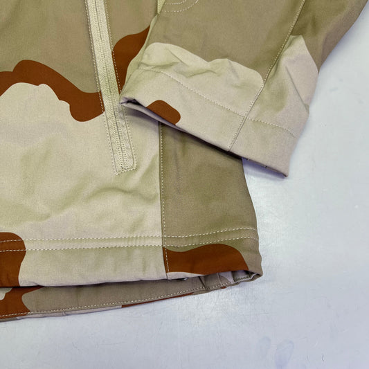 SHARK SKIN SOFT SHELL Coat Patch On Arm & Chest Men's Sz XL Khaki Camo