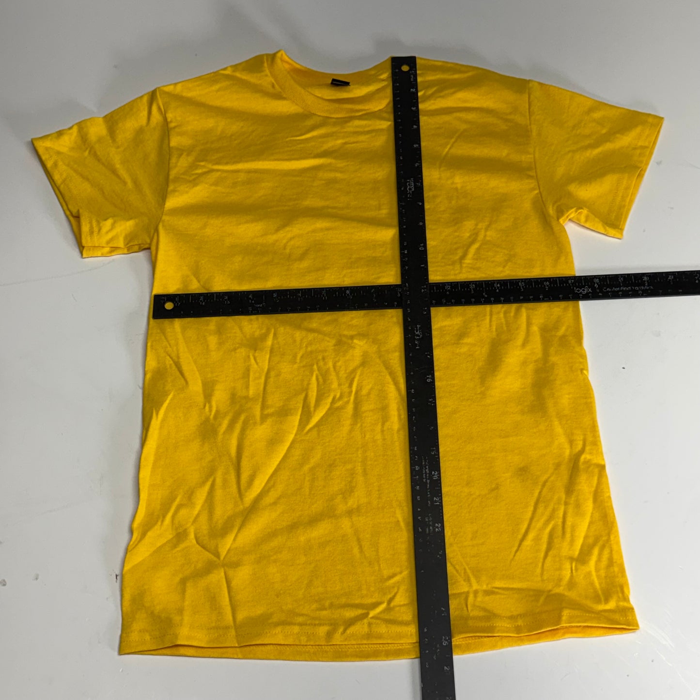 ZA@ GILDEN (12 PACK) Unisex Heavy Cotton T-shirts Short Sleeve Unisex Sz S Yellow