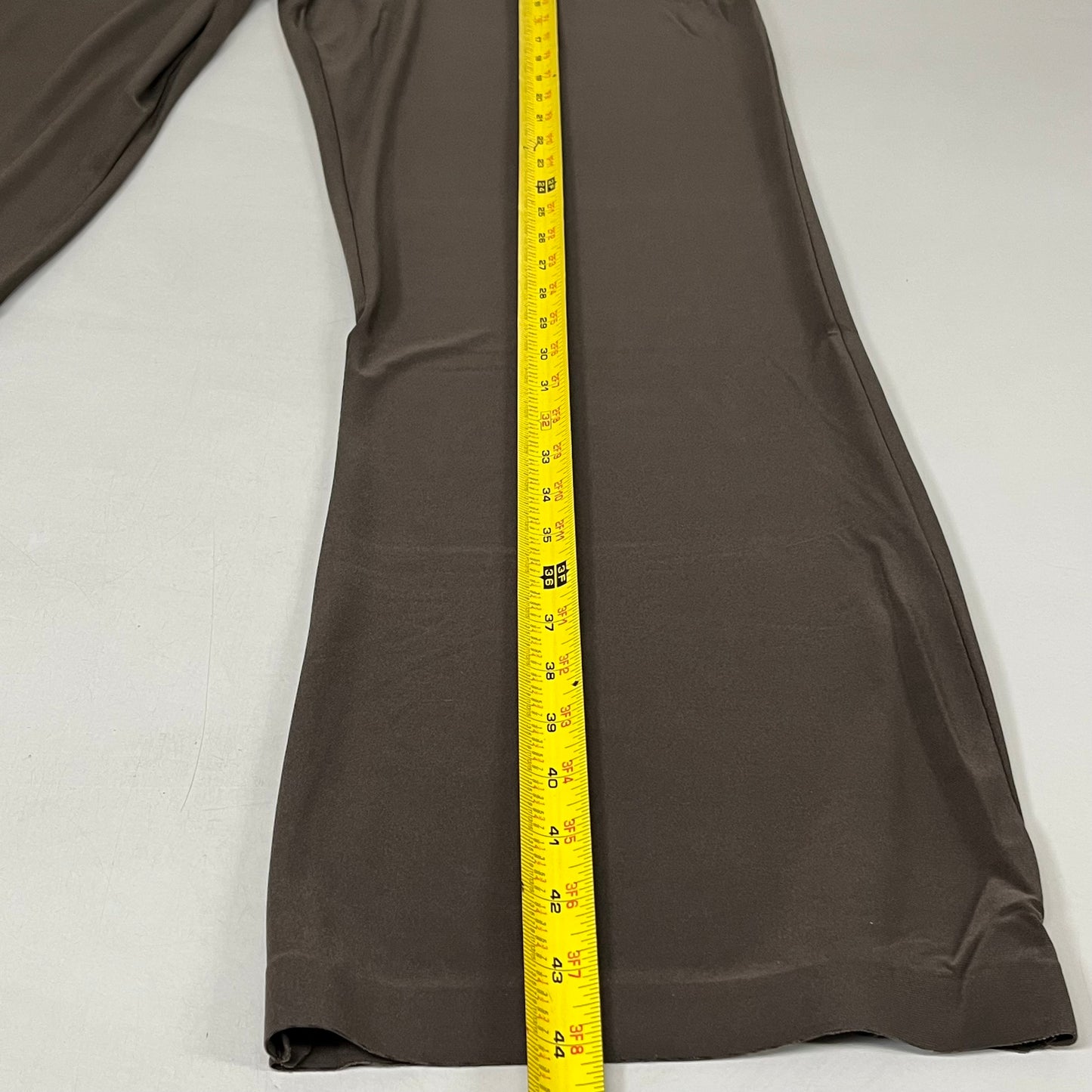 NORMA KAMALI Lightweight Slinky Jersey Fabric Boot Pant Women's Sz XL Chocolate