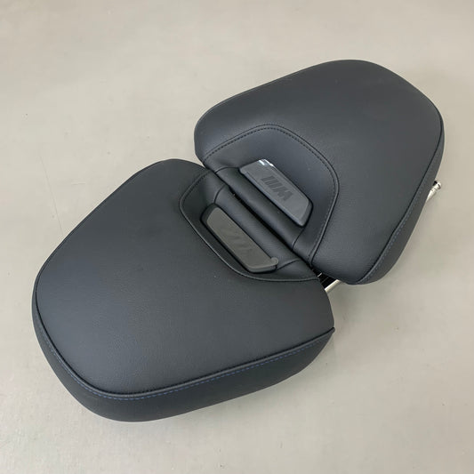 BMW (2 Pack) Leather Head Restraints/ Headrest BMW X3 Black 5210874603905