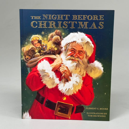 ZA@ (2 PACK!) The Night Before Christmas by Clement C. Moore Illustrations by Tom Browning